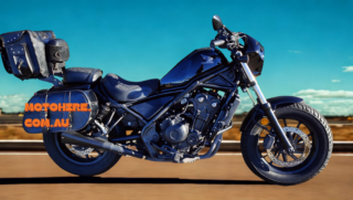 Honda Rebel CMX 500 on Highway. Motohire.com.au